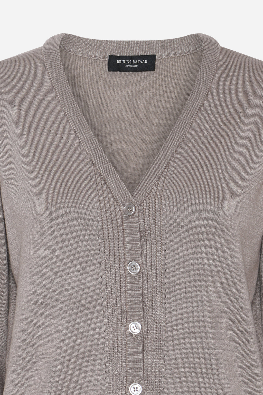 Bruuns Bazaar Women AnemoneBBCarlinas cardigan Strik Fungi melange