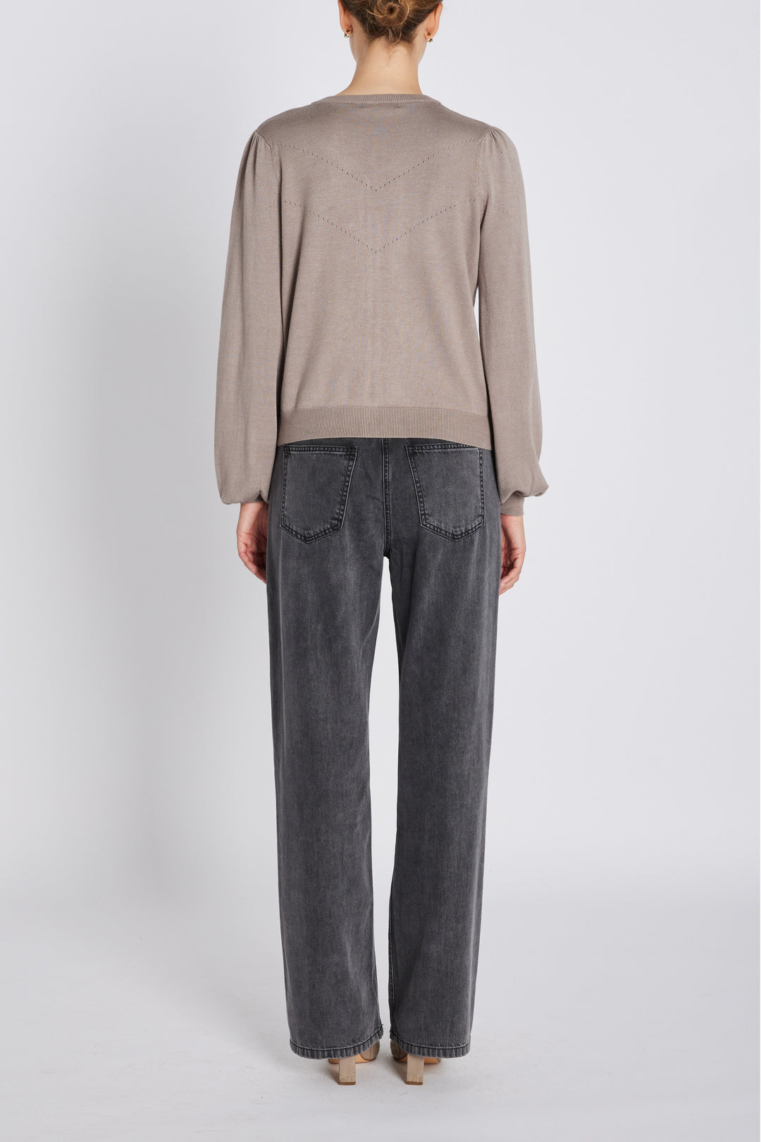 Bruuns Bazaar Women AnemoneBBCarlinas cardigan Strik Fungi melange