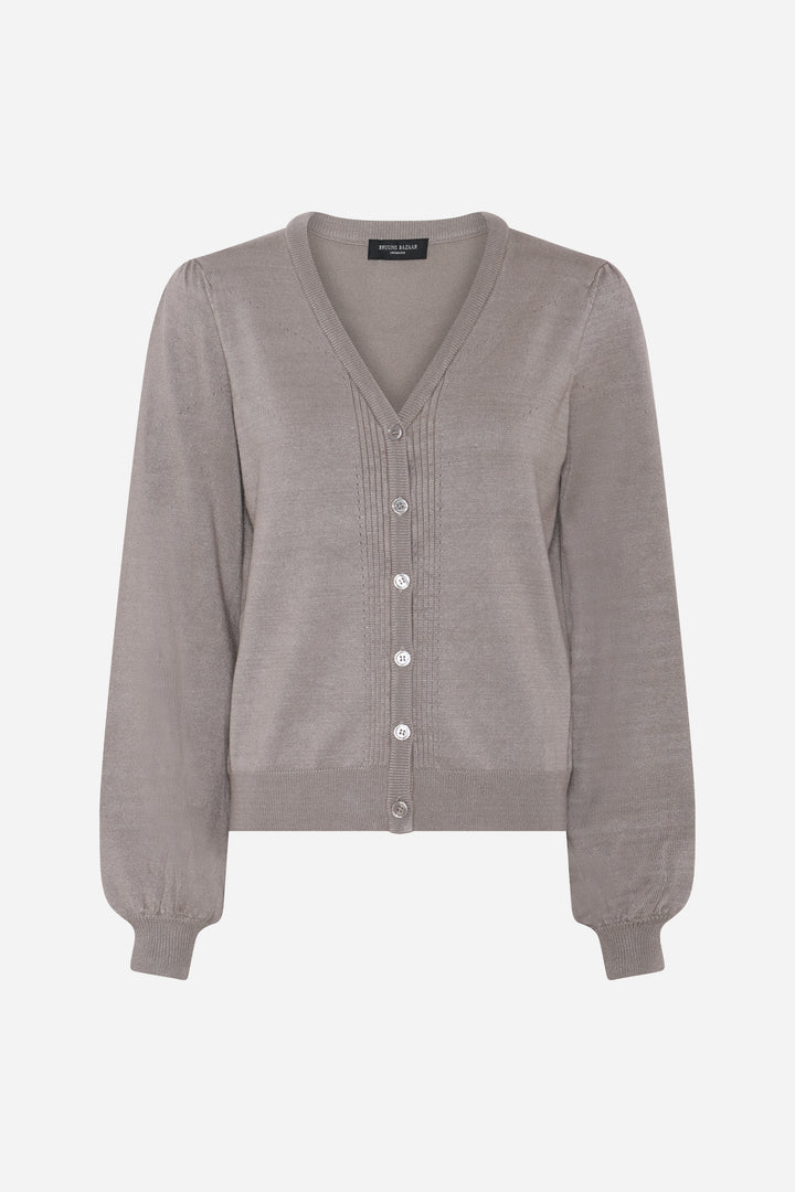 Bruuns Bazaar Women AnemoneBBCarlinas cardigan Strik Fungi melange