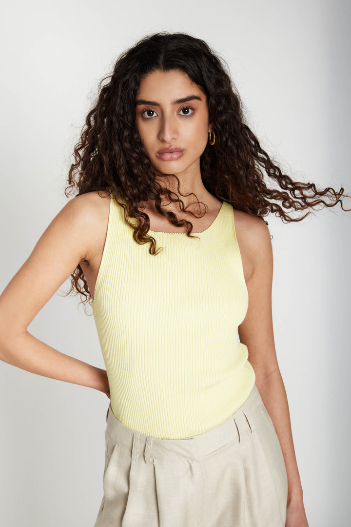 Bruuns Bazaar Women AnemoneBBDiti knit top Strik Lemon