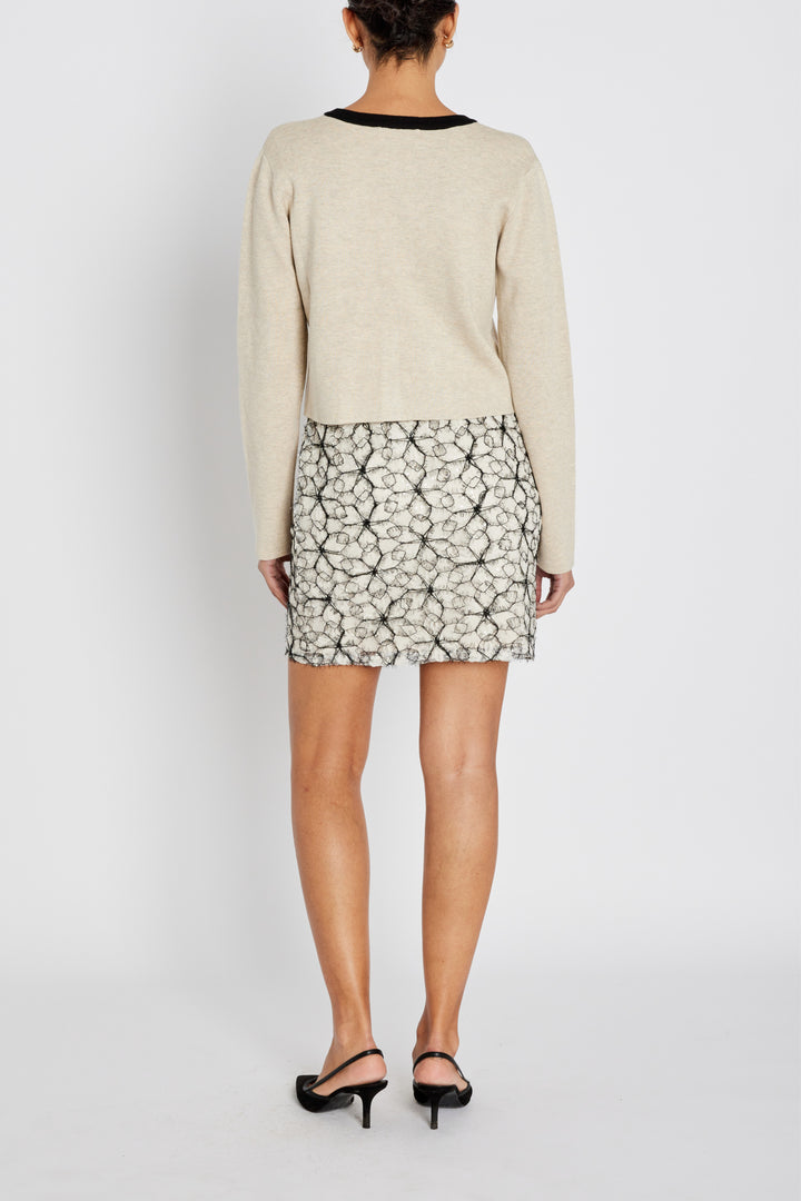 Bruuns Bazaar Women AnemoneBBFreias strikcardigan Strik Sand Melange