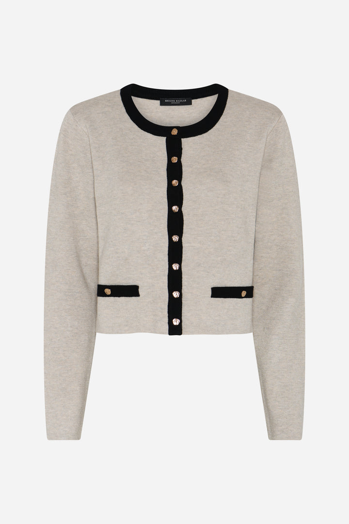 Bruuns Bazaar Women AnemoneBBFreias strikcardigan Strik Sand Melange