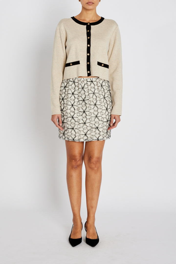 Bruuns Bazaar Women AnemoneBBFreias strikcardigan Strik Sand Melange