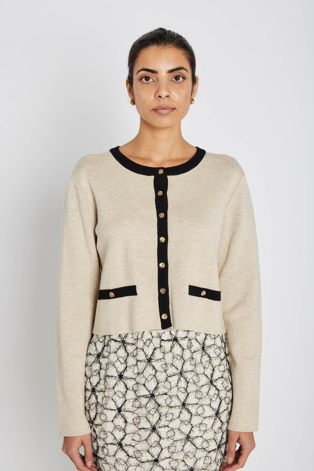 Bruuns Bazaar Women AnemoneBBFreias strikcardigan Strik Sand Melange