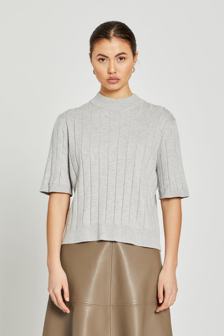 Bruuns Bazaar Women AnemoneBBGlady knit Strik Grey Melange