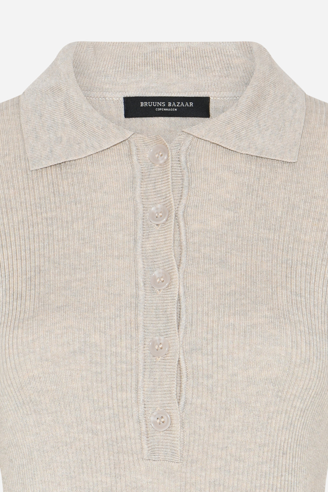 Bruuns Bazaar Women AnemoneBBValea strik polo Strik Sand Melange