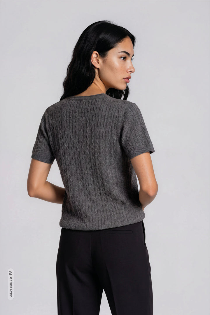 Bruuns Bazaar Women AnemoneBBGlenda strik Strik Grey Melange
