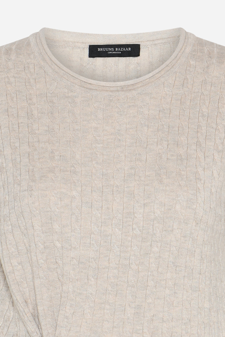 Bruuns Bazaar Women AnemoneBBGlenda strik Strik Sand Melange