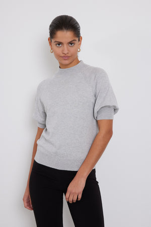 Bruuns Bazaar Women AnemoneBBHalias knit Strik Grey Melange