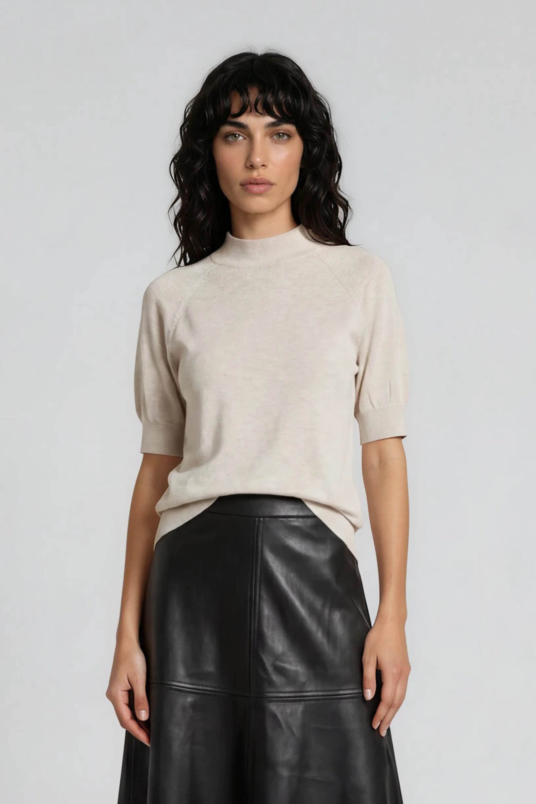 Bruuns Bazaar Women AnemoneBBHalias knit Strik Sand Melange