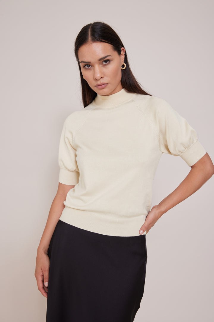 Bruuns Bazaar Women AnemoneBBHalias knit Strik White Cream