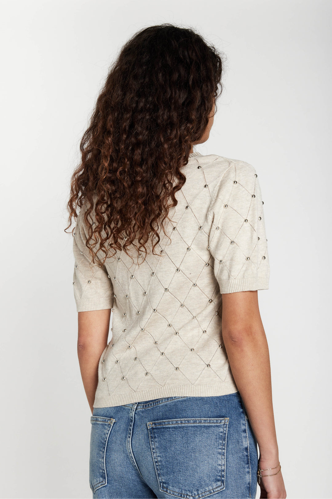 Bruuns Bazaar Women AnemoneBBTiti knit Strik Sand Melange