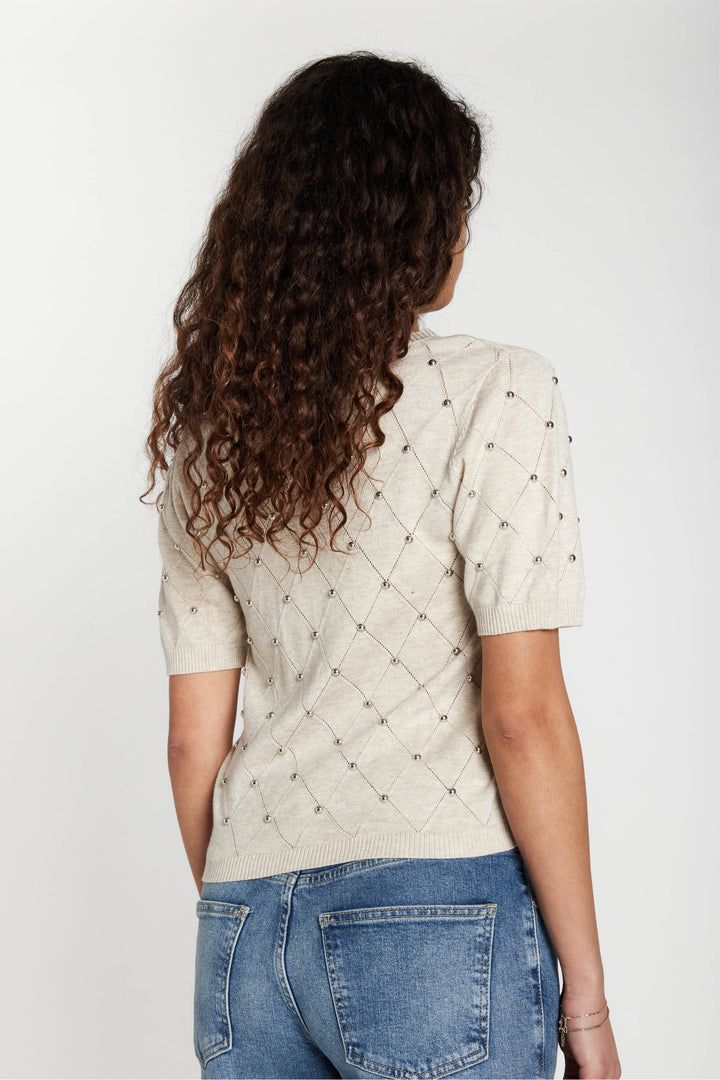 Bruuns Bazaar Women AnemoneBBTiti knit Strik Sand Melange