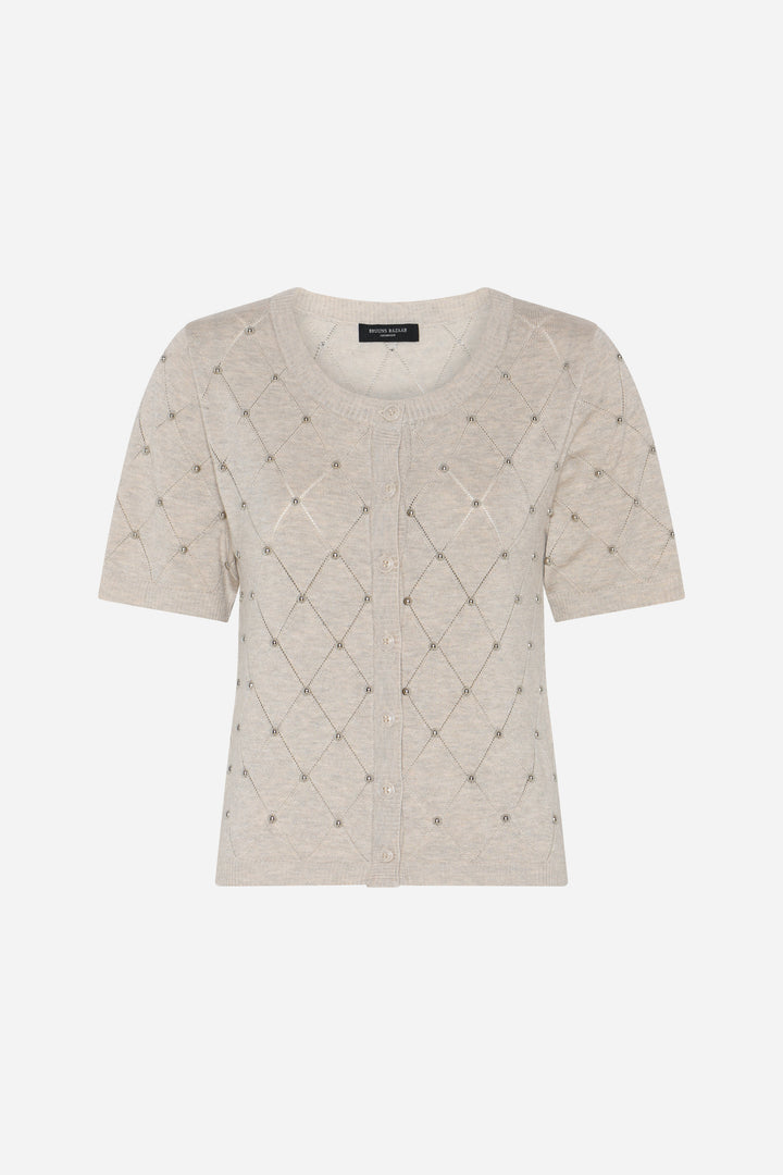 Bruuns Bazaar Women AnemoneBBTiti knit Strik Sand Melange