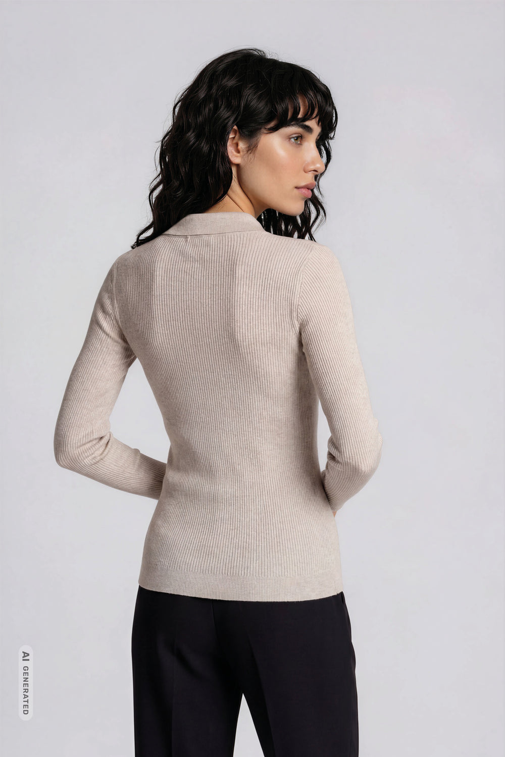 Bruuns Bazaar Women AnemoneBBValea strik polo Strik Sand Melange