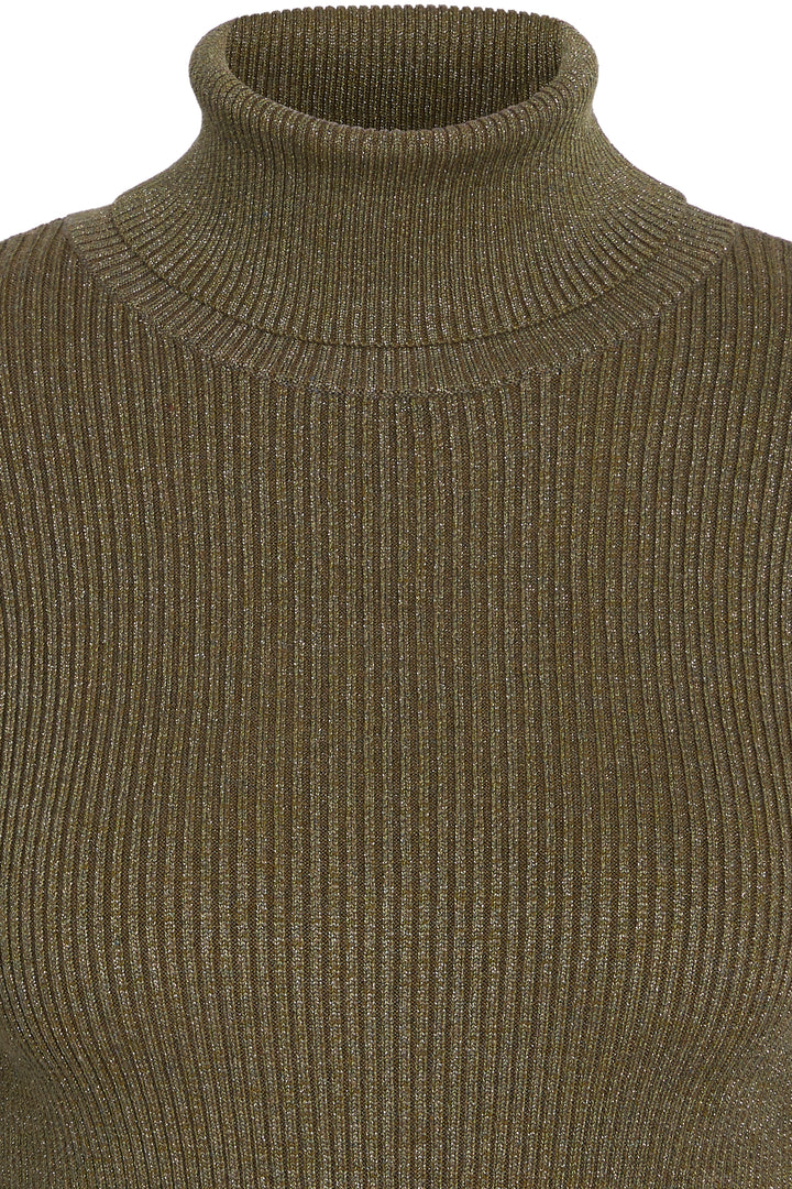 Bruuns Bazaar Women AnemonesBBBatildas knit Knit Shitake / Gold lurex