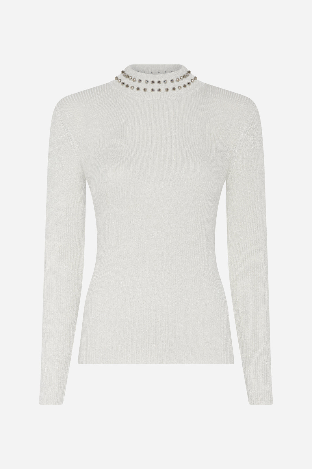 Bruuns Bazaar Women AnemonesBBBatille bluse Strik Snow white w white lurex