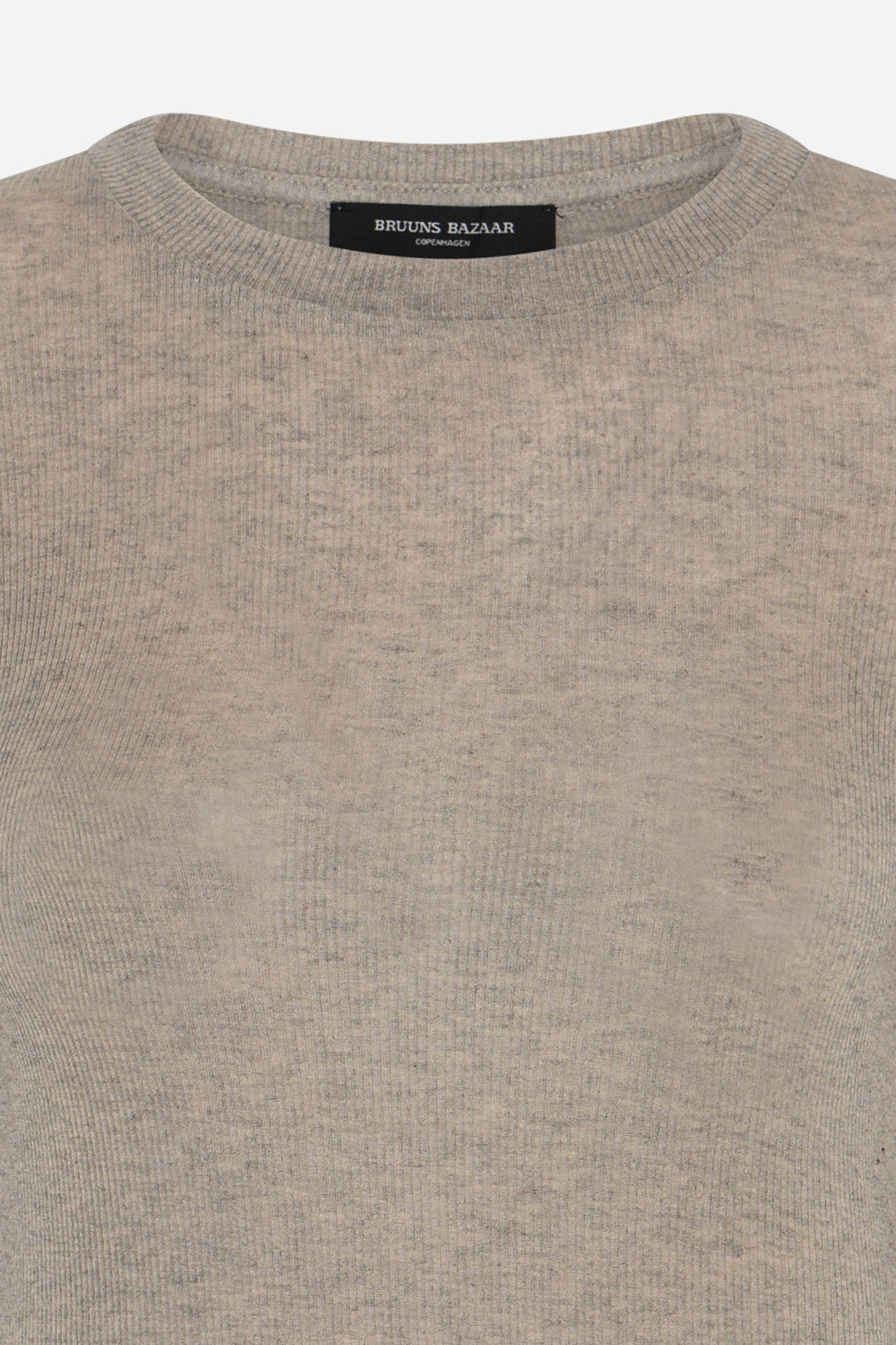 Bruuns Bazaar Women AngelaBB langærmet T-shirt T-shirts Roasted Grey