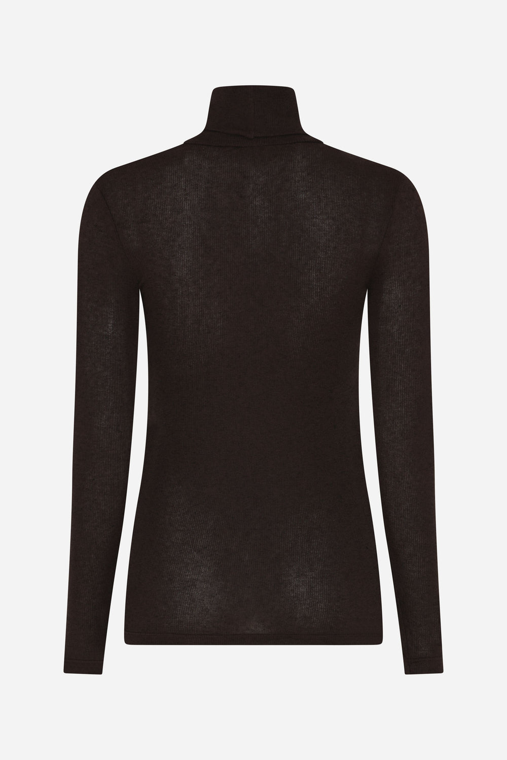 Bruuns Bazaar Women AngelaBB rullekrave T-shirts Dark Brown