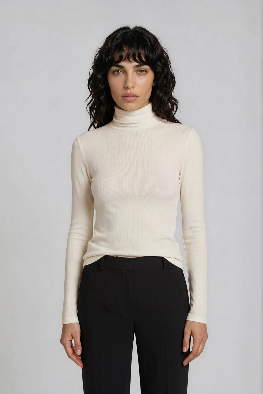 Bruuns Bazaar Women AngelaBB rullekrave T-shirts Snow White