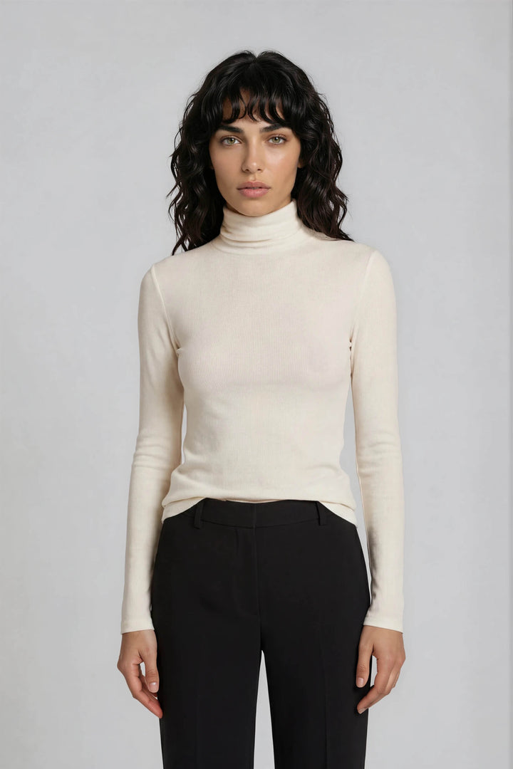 Bruuns Bazaar Women AngelaBB rullekrave T-shirts Snow White
