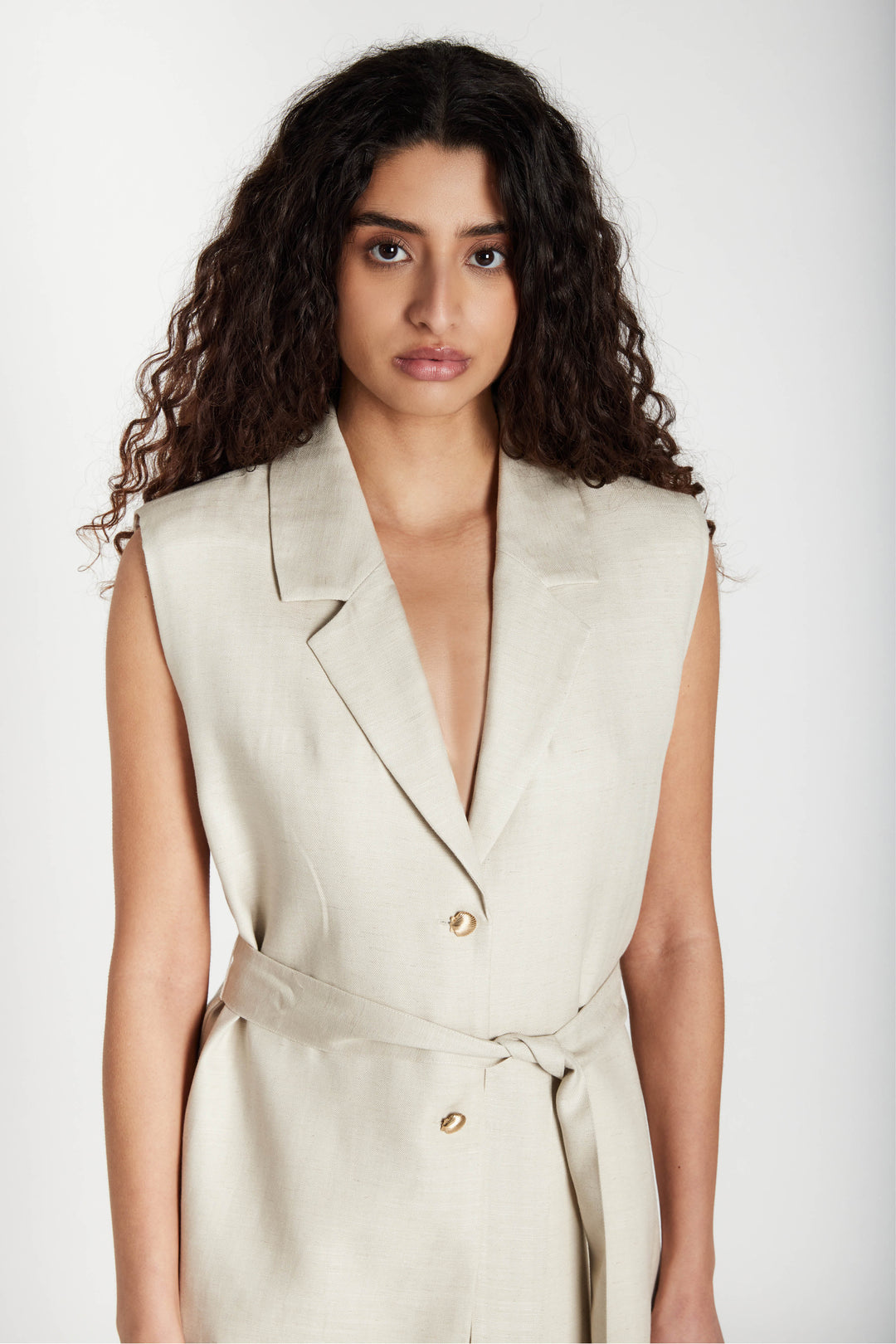 Bruuns Bazaar Women AphandraBBEwe vest Blazere .Sand