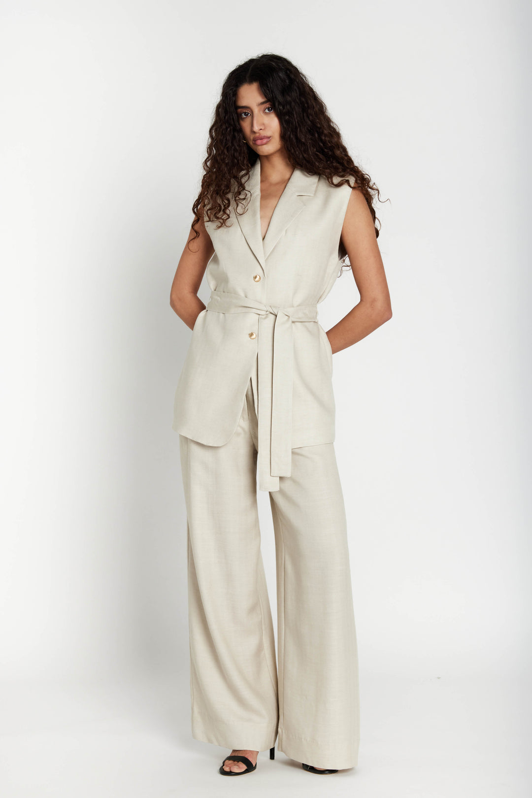 Bruuns Bazaar Women AphandraBBEwe vest Blazere .Sand