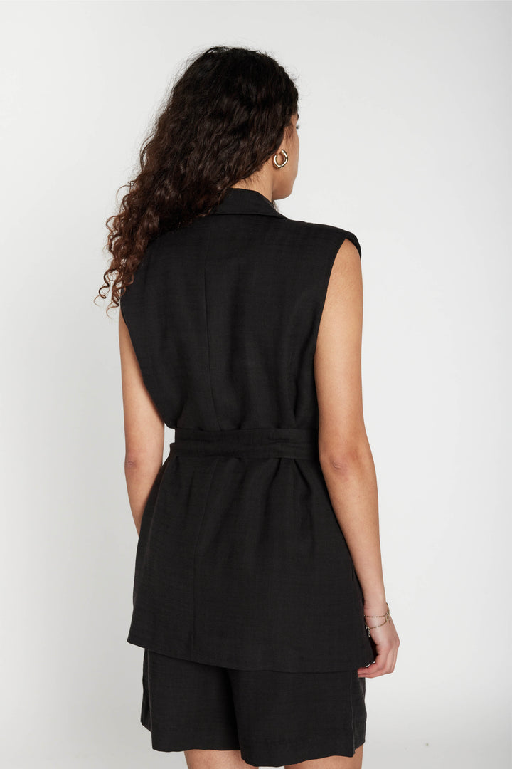 Bruuns Bazaar Women AphandraBBEwe vest Blazere Black