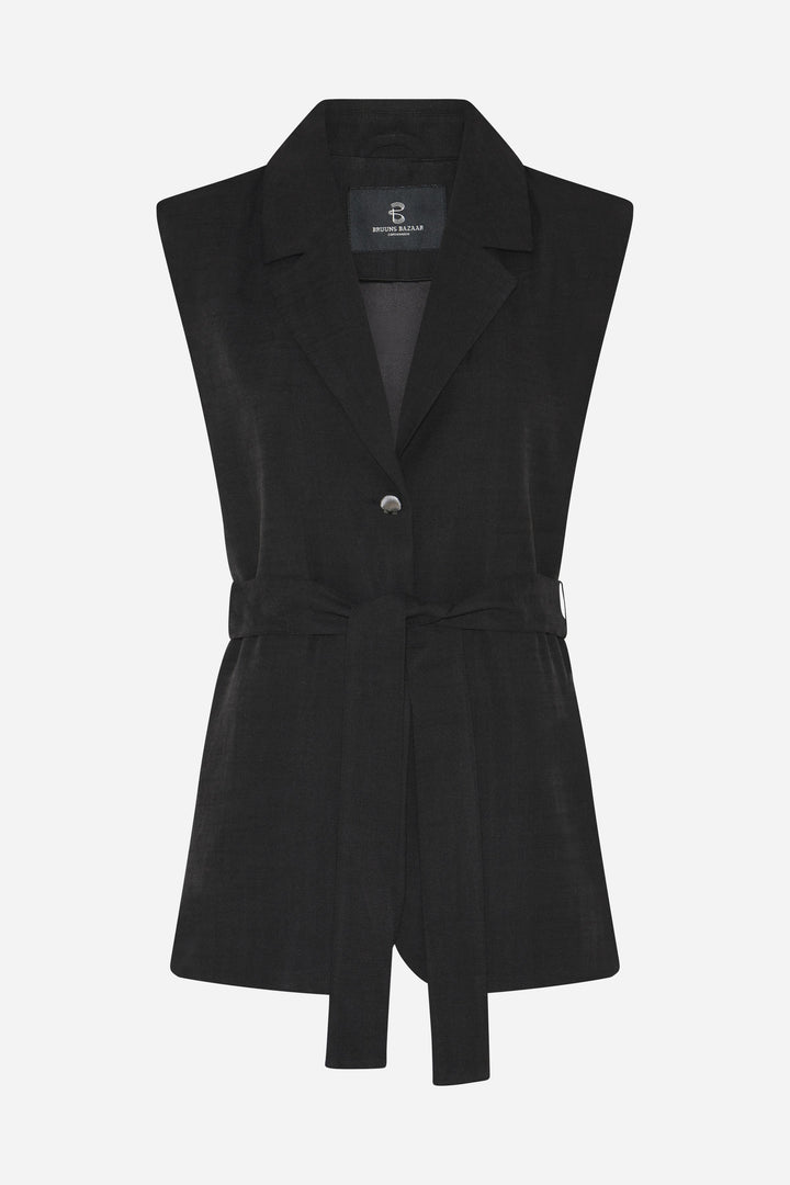 Bruuns Bazaar Women AphandraBBEwe vest Blazere Black