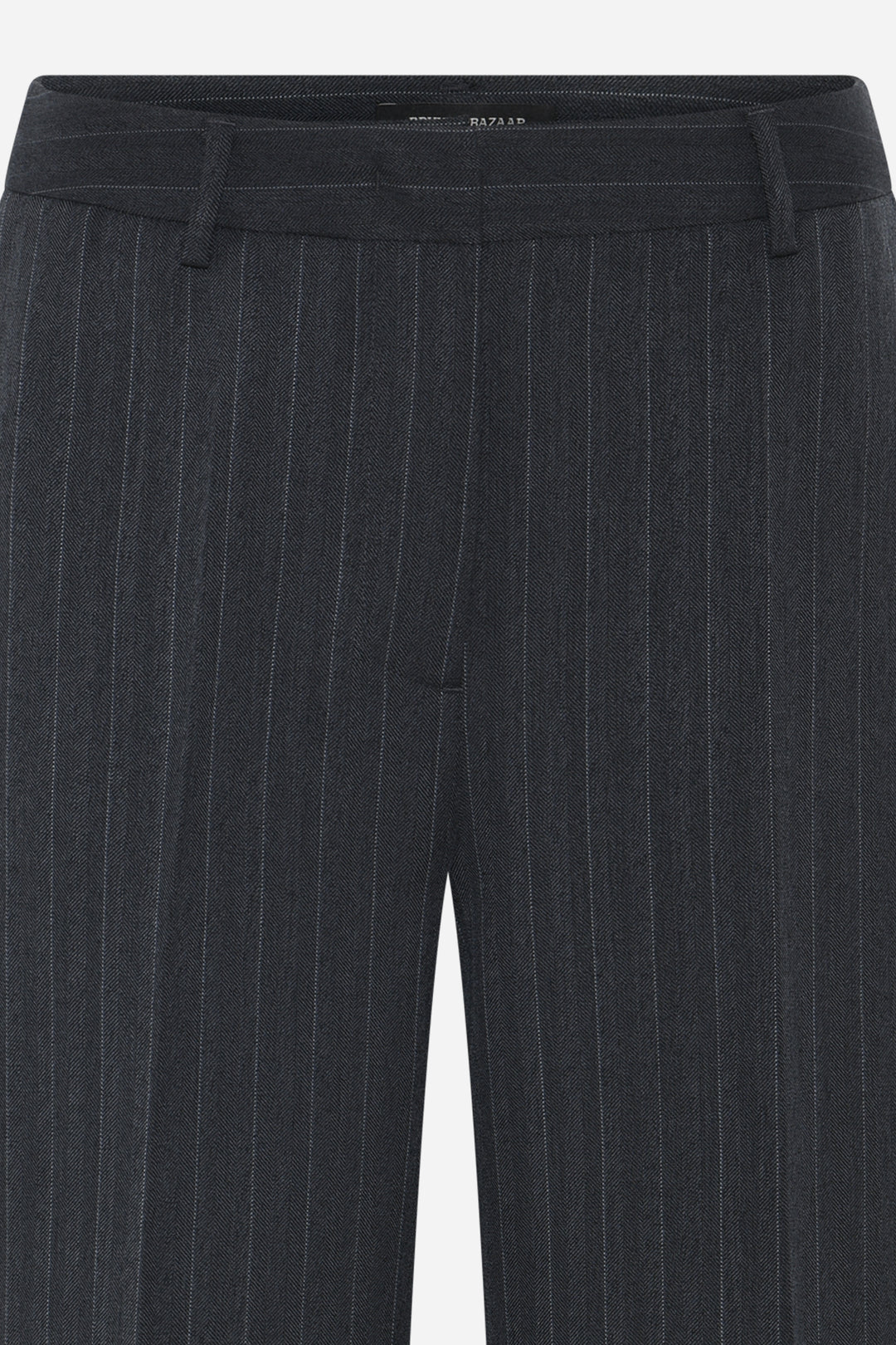 Bruuns Bazaar Women ApricotBBEleza bukser Bukser Herringbone blue pin stripe