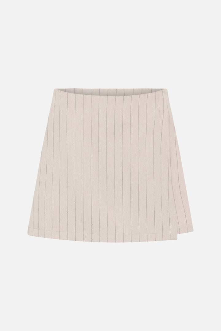 Bruuns Bazaar Women ApricotBBErica nederdel-shorts Shorts Light Grey stripes