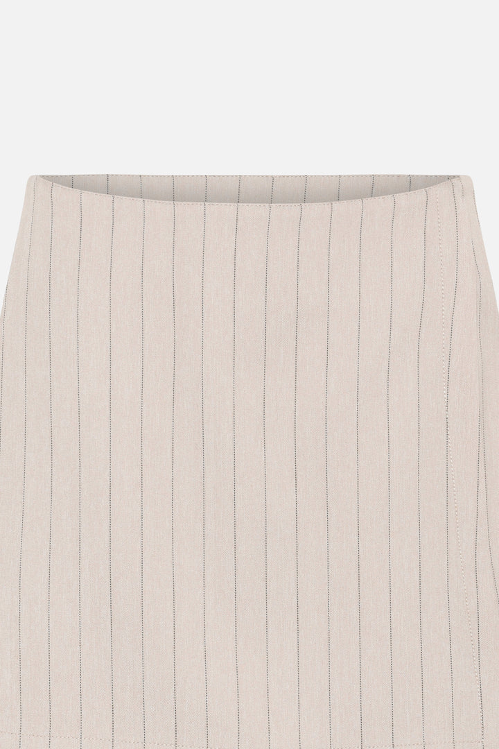 Bruuns Bazaar Women ApricotBBErica nederdel-shorts Shorts Light Grey stripes