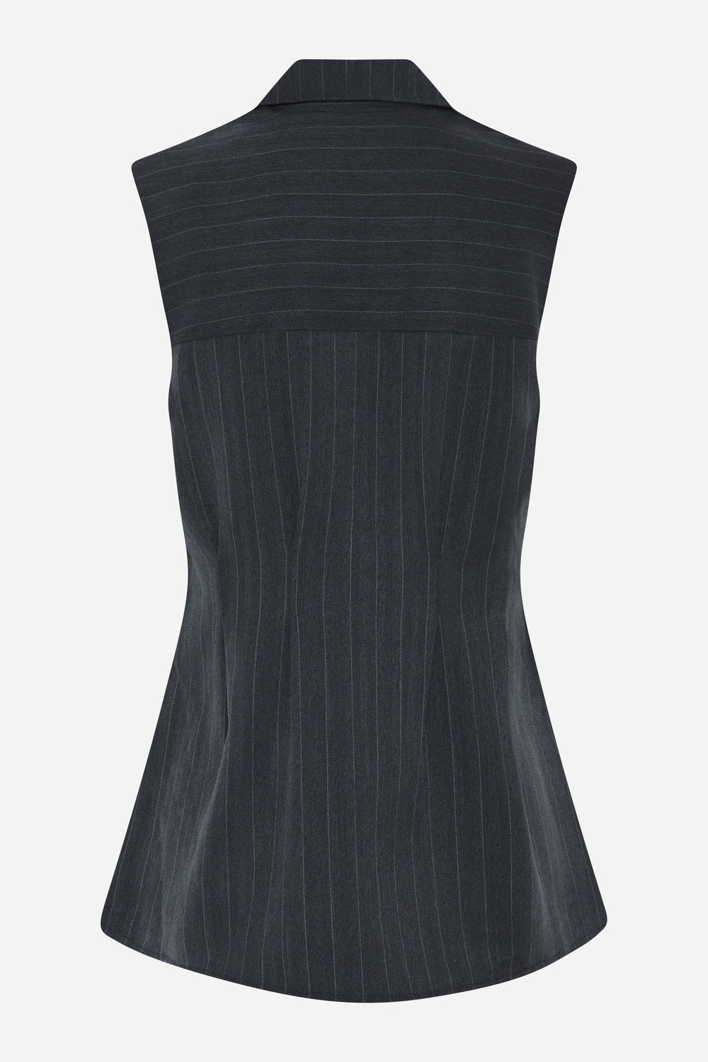 Bruuns Bazaar Women ApricotBBUrwa vest Skjorter Herringbone blue pin stripe