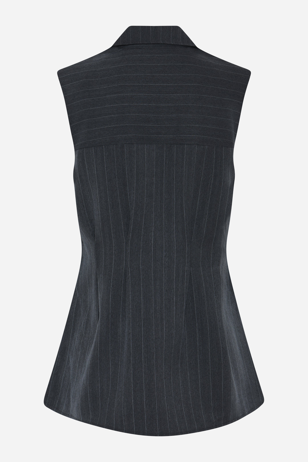 Bruuns Bazaar Women ApricotBBUrwa vest Skjorter Herringbone blue pin stripe