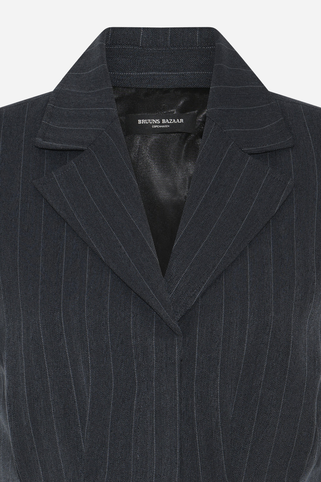 Bruuns Bazaar Women ApricotBBUrwa vest Skjorter Herringbone blue pin stripe