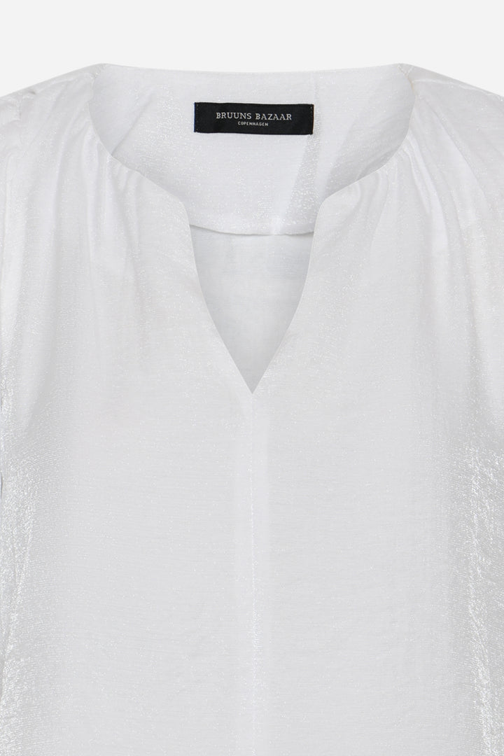 Bruuns Bazaar Women ArecaBBChanta bluse Bluser Snow White