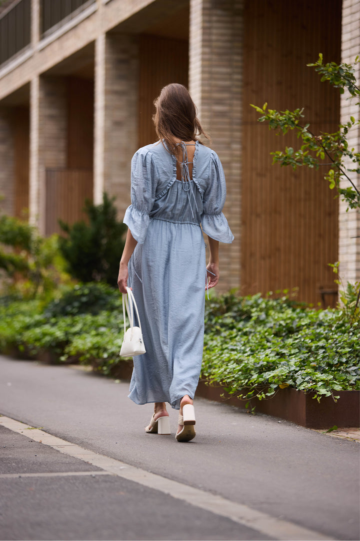 Bruuns Bazaar Women ArecaBBLusiel kjole Kjoler Light Dusty blue
