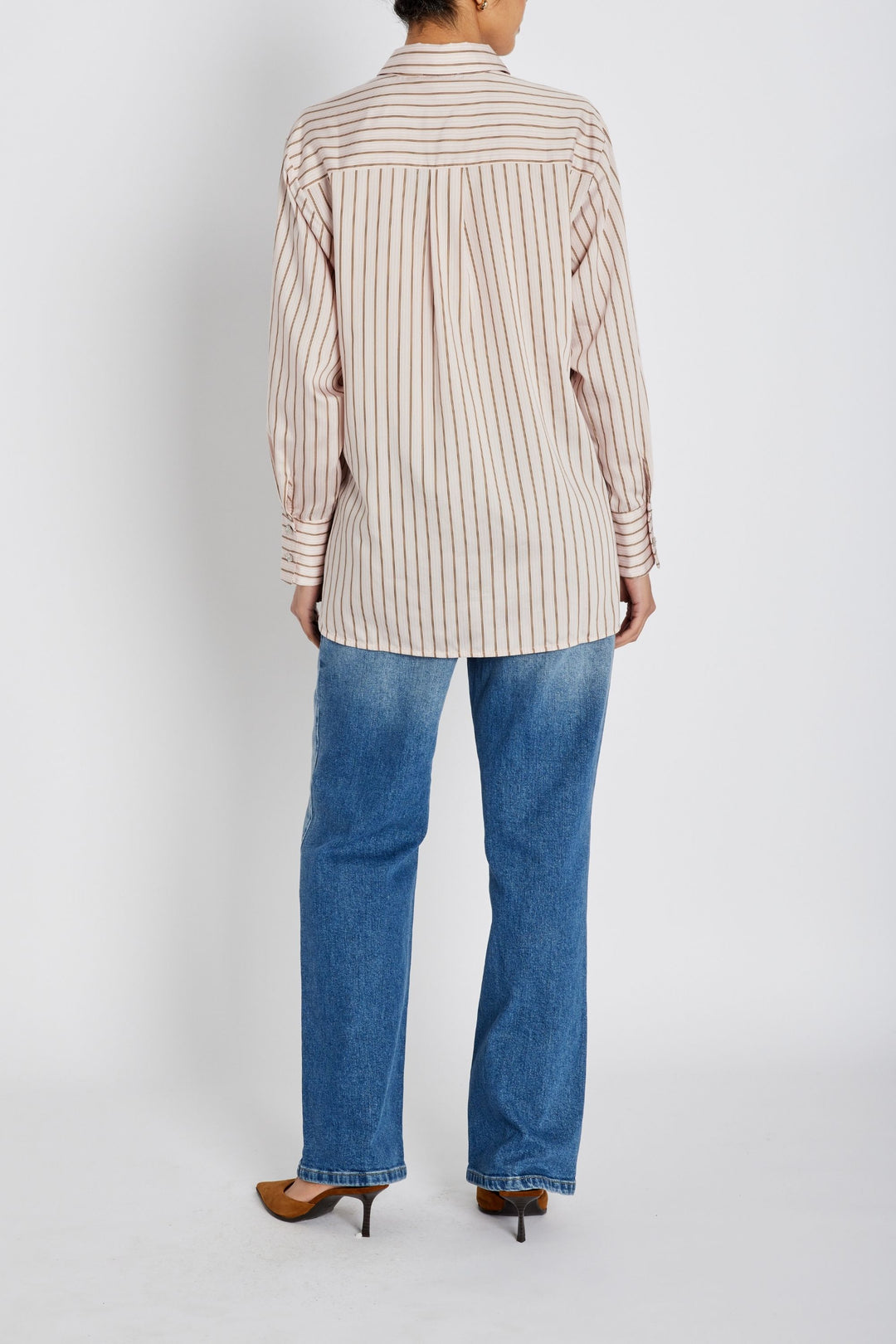 Bruuns Bazaar Women ArengaBBYina skjorte Skjorter Primrose Pink stripe