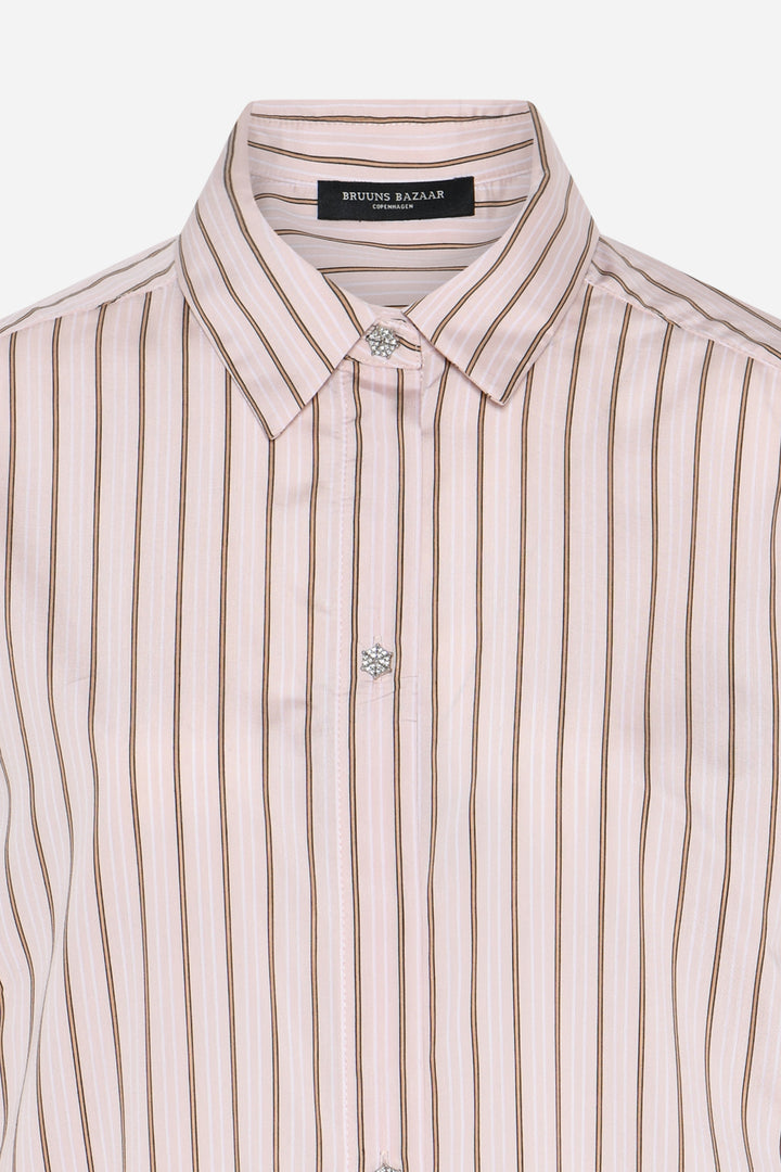 Bruuns Bazaar Women ArengaBBYina skjorte Skjorter Primrose Pink stripe