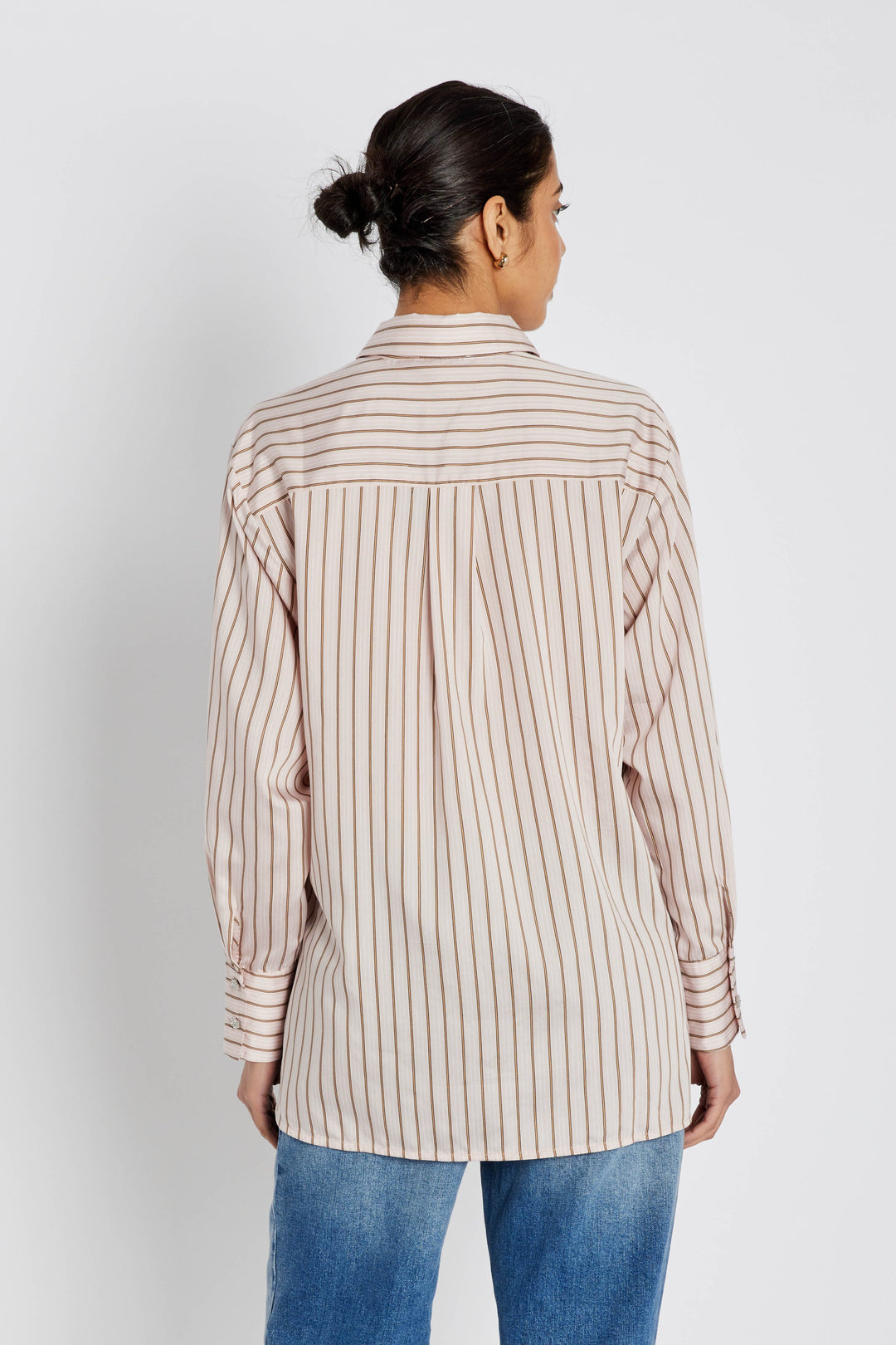 Bruuns Bazaar Women ArengaBBYina skjorte Skjorter Primrose Pink stripe