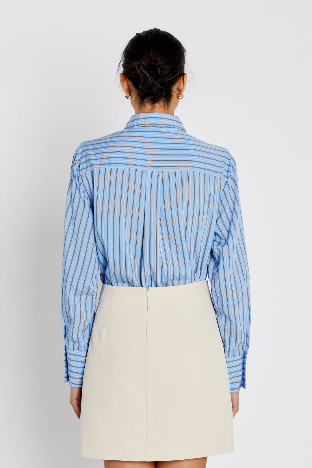 Bruuns Bazaar Women ArengaBBYina skjorte Skjorter Sky Blue stripe
