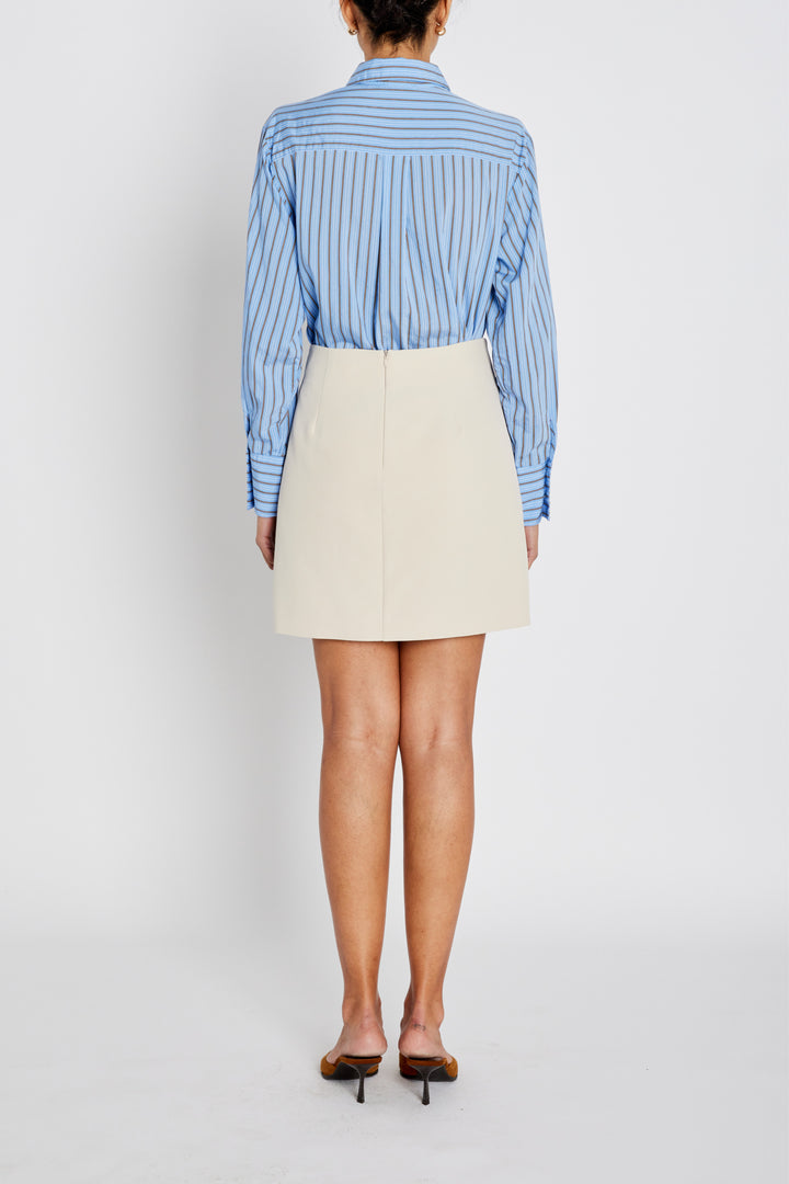 Bruuns Bazaar Women ArengaBBYina skjorte Skjorter Sky Blue stripe