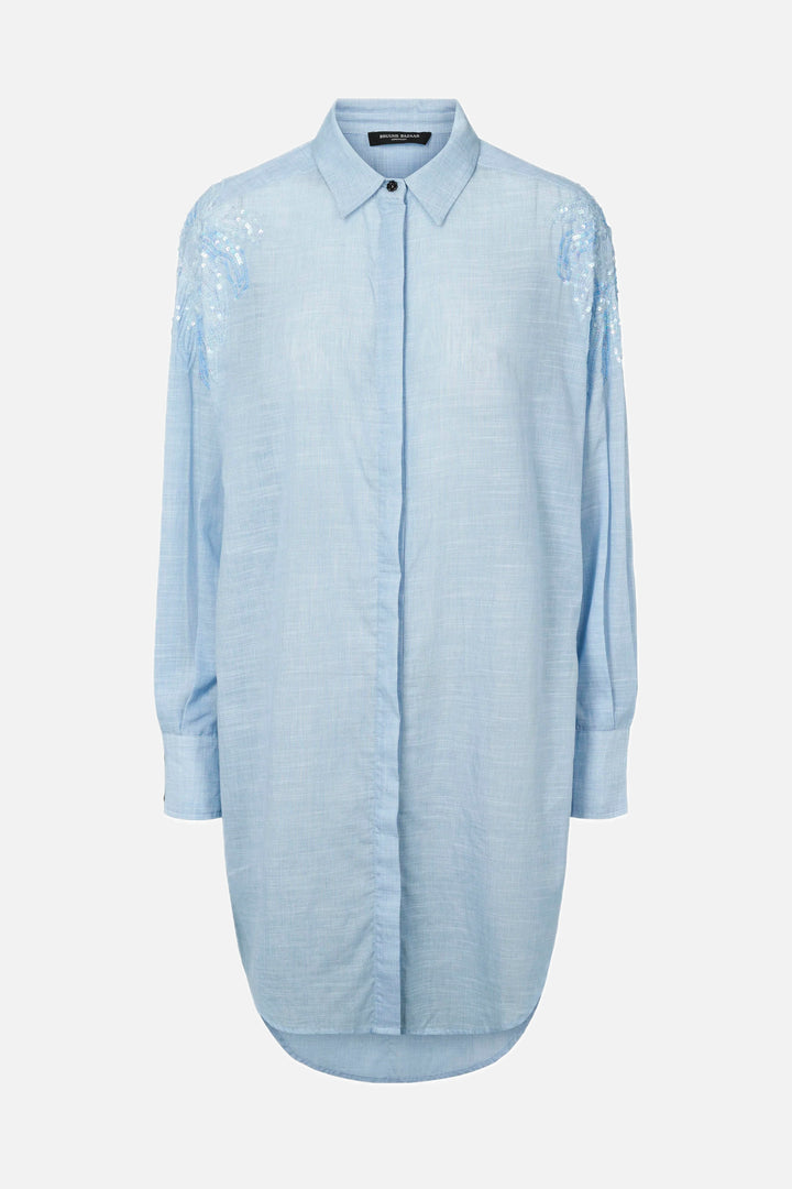 Bruuns Bazaar Women ArgeratumBBArdes skjorte Skjorter Kentucky Blue stripe