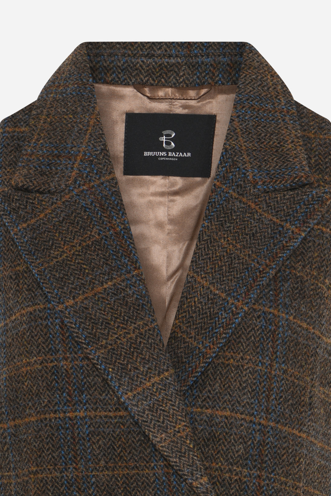 Bruuns Bazaar Women AroniaBBLiann vest Vest Brown Check