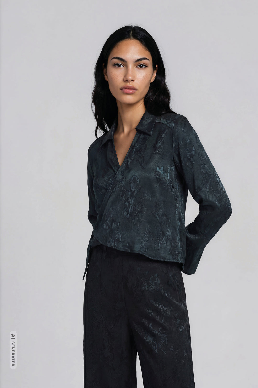 Bruuns Bazaar Women AsteroBBKaisas bluse Bluser Midnight Green