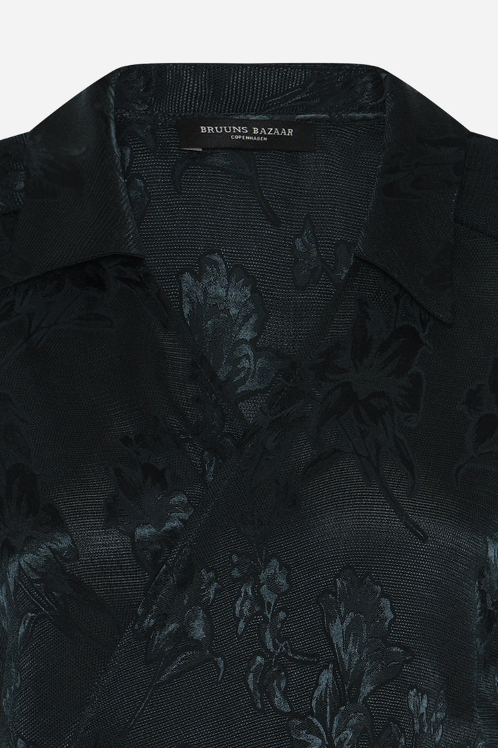Bruuns Bazaar Women AsteroBBKaisas bluse Bluser Midnight Green