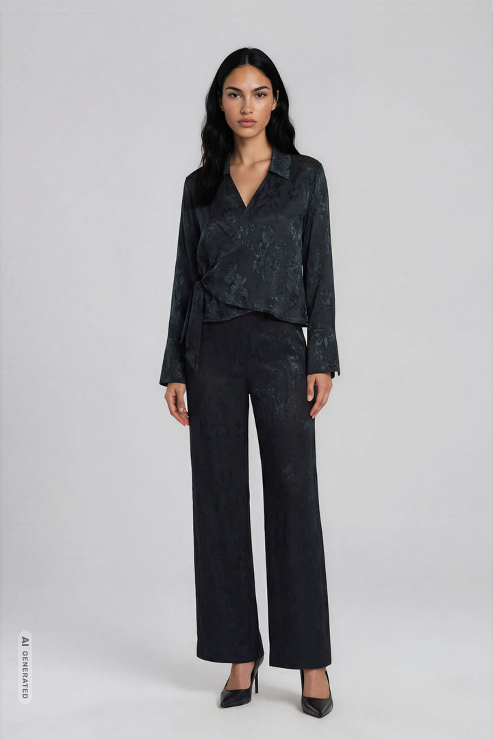 Bruuns Bazaar Women AsteroBBZalli bukser Bukser Midnight Green