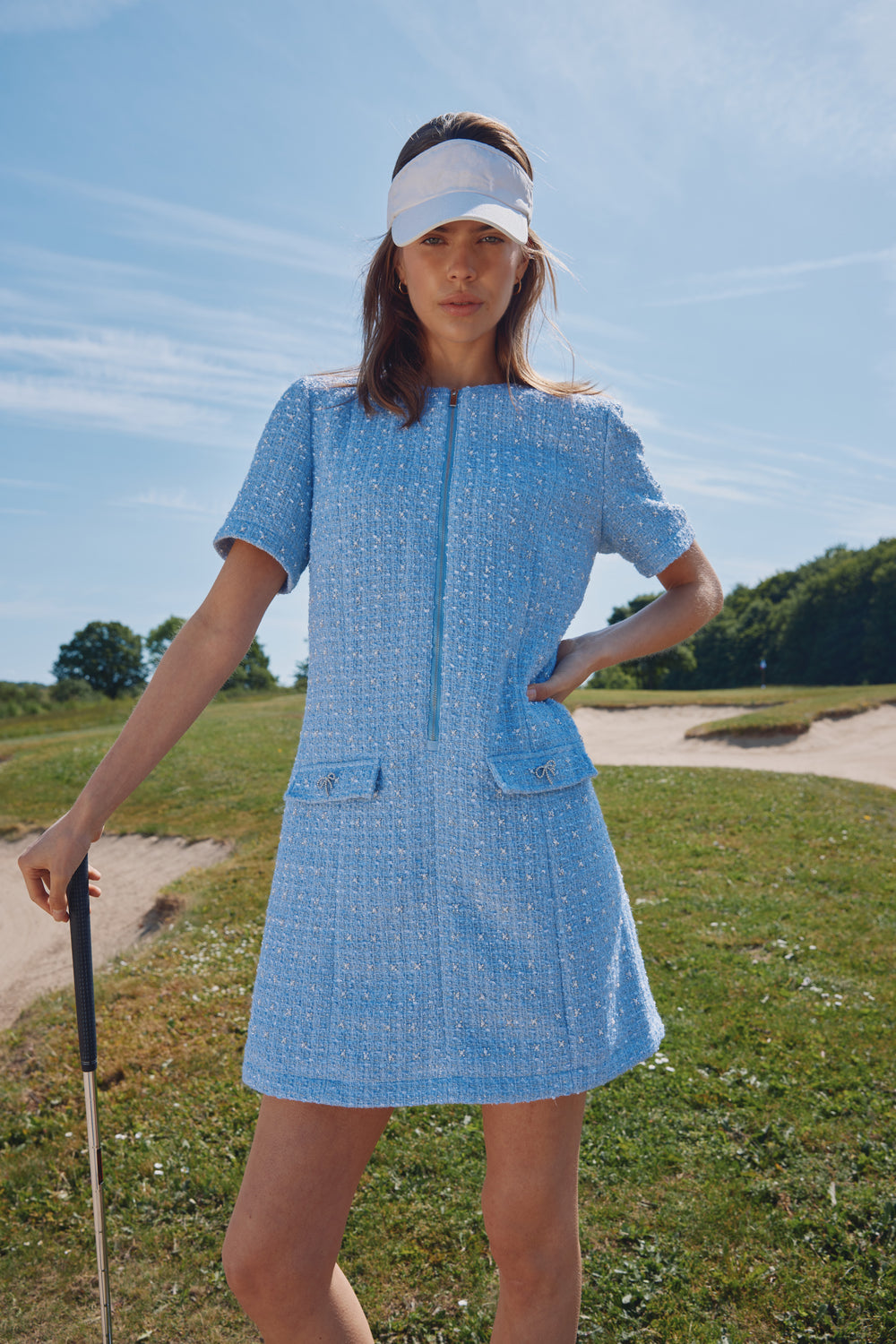 Bruuns Bazaar Women AttaleaBBZenny kjole Kjoler Light blue