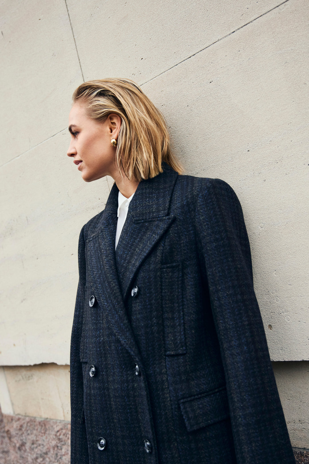 Bruuns Bazaar Women AzaleaBBAbella jakke Overtøj Dark Check