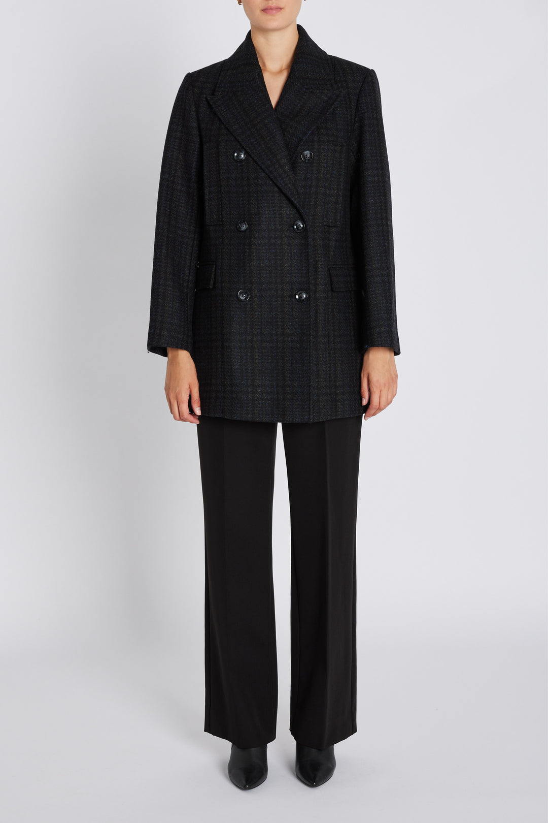 Bruuns Bazaar Women AzaleaBBAbella jakke Overtøj Dark Check